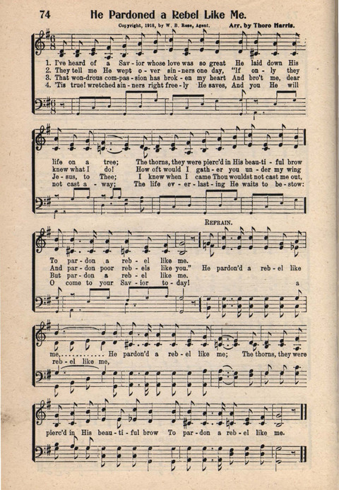 Light and Life Songs No. 3 page 74
