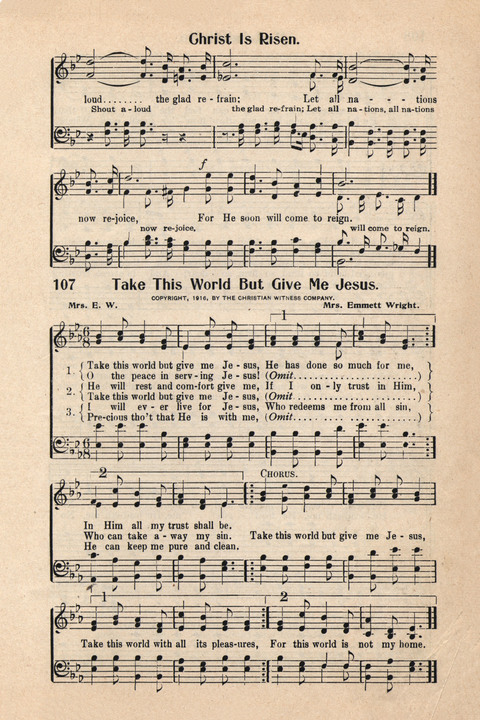 Light and Life Songs No. 4 page 107
