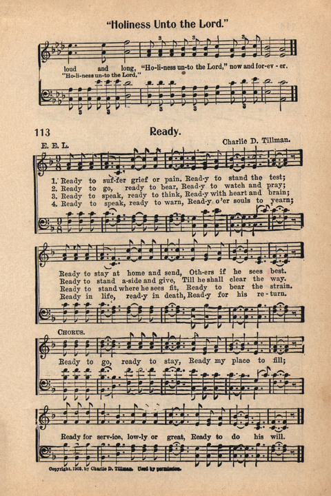 Light and Life Songs No. 4 page 113