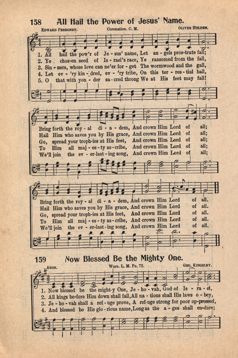 Light and Life Songs No. 4 page 158
