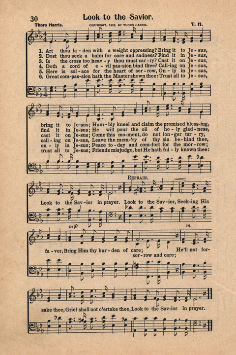 Light and Life Songs No. 4 page 30