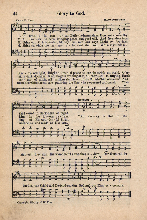 Light and Life Songs No. 4 page 44