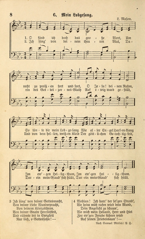 Liederlust und Psalter page 8
