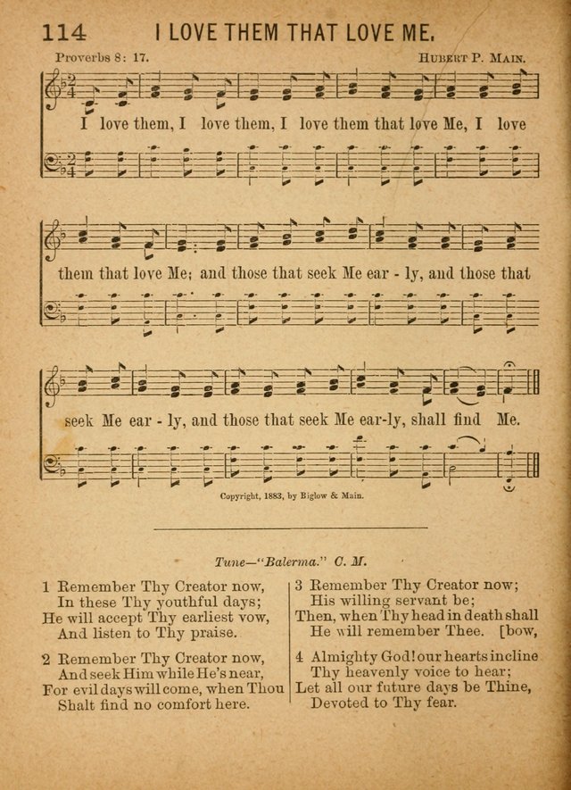 Little Pilgrim Songs: for primary classes and singing in the home: a new collection of sacred and secular songs, (including motion songs) together with a number of services for anniversary occasions page 109