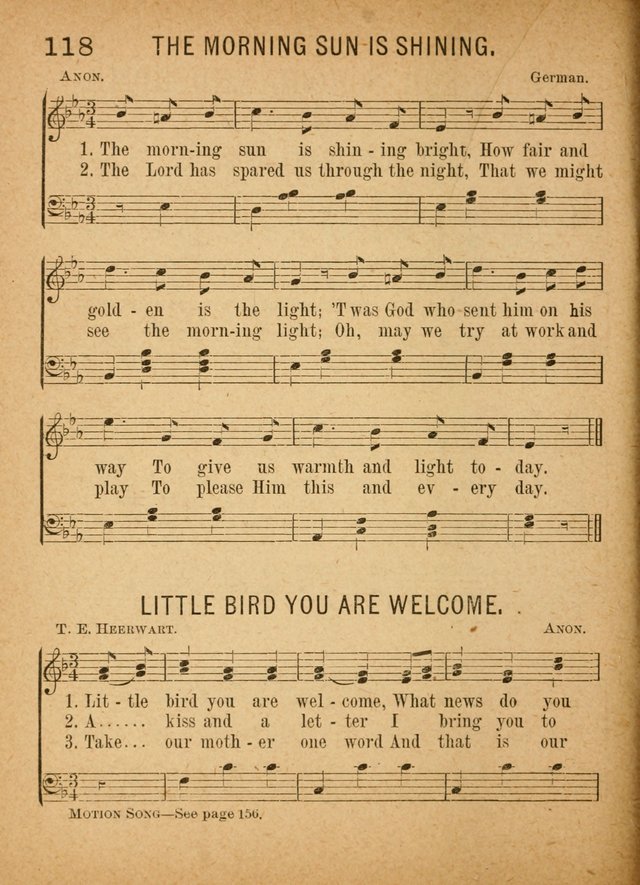 Little Pilgrim Songs: for primary classes and singing in the home: a new collection of sacred and secular songs, (including motion songs) together with a number of services for anniversary occasions page 113