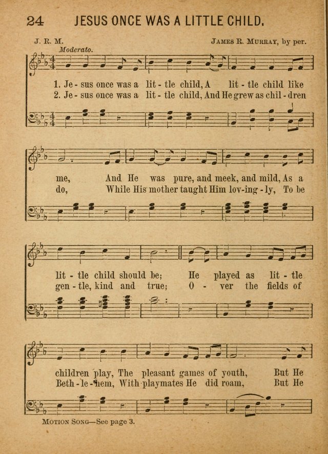 Little Pilgrim Songs: for primary classes and singing in the home: a new collection of sacred and secular songs, (including motion songs) together with a number of services for anniversary occasions page 19