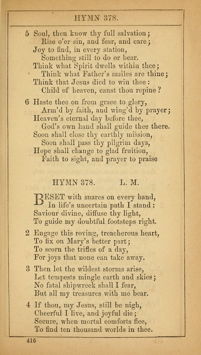 The Lecture-Room Hymn-Book: containing the psalms and hymns of the book of common prayer, together with a choice selection of additional hymns, and an appendix of chants and tunes... page 430