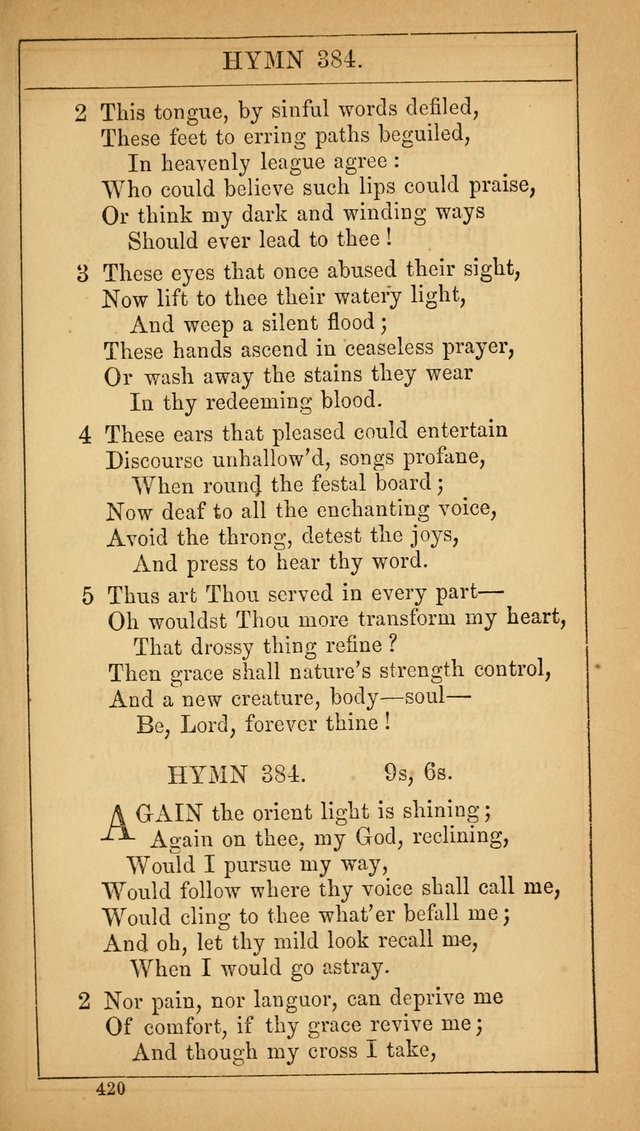 The Lecture-Room Hymn-Book: containing the psalms and hymns of the book of common prayer, together with a choice selection of additional hymns, and an appendix of chants and tunes... page 434
