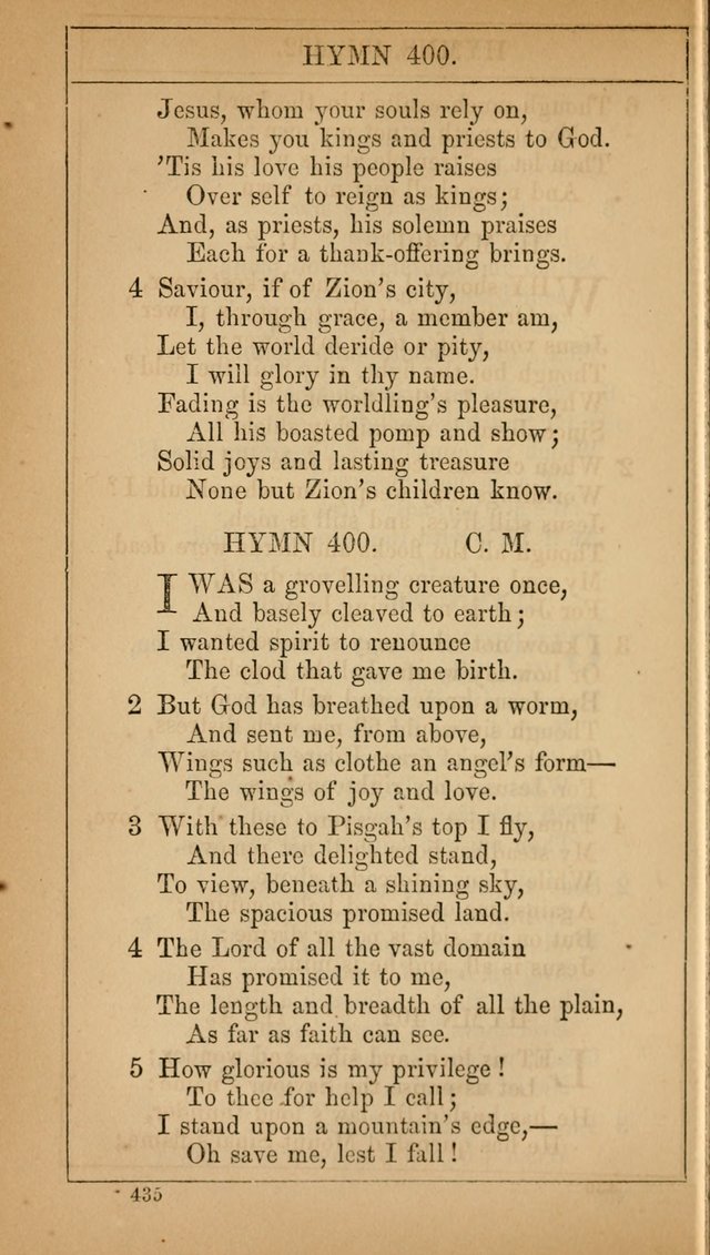 The Lecture-Room Hymn-Book: containing the psalms and hymns of the book of common prayer, together with a choice selection of additional hymns, and an appendix of chants and tunes... page 449