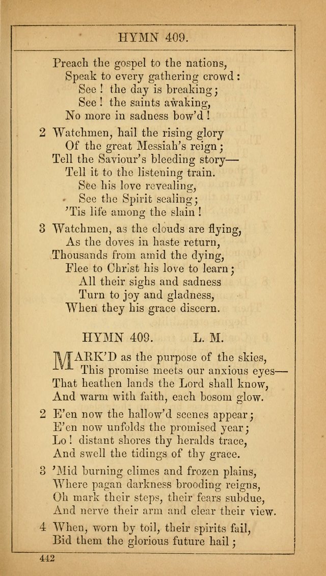 The Lecture-Room Hymn-Book: containing the psalms and hymns of the book of common prayer, together with a choice selection of additional hymns, and an appendix of chants and tunes... page 456