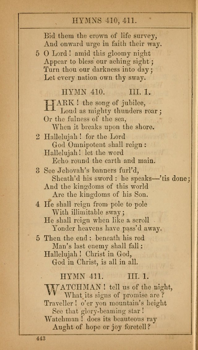 The Lecture-Room Hymn-Book: containing the psalms and hymns of the book of common prayer, together with a choice selection of additional hymns, and an appendix of chants and tunes... page 457