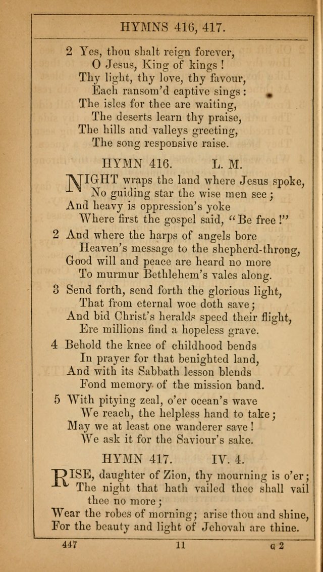The Lecture-Room Hymn-Book: containing the psalms and hymns of the book of common prayer, together with a choice selection of additional hymns, and an appendix of chants and tunes... page 461