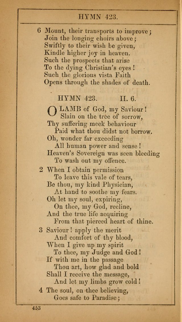 The Lecture-Room Hymn-Book: containing the psalms and hymns of the book of common prayer, together with a choice selection of additional hymns, and an appendix of chants and tunes... page 467