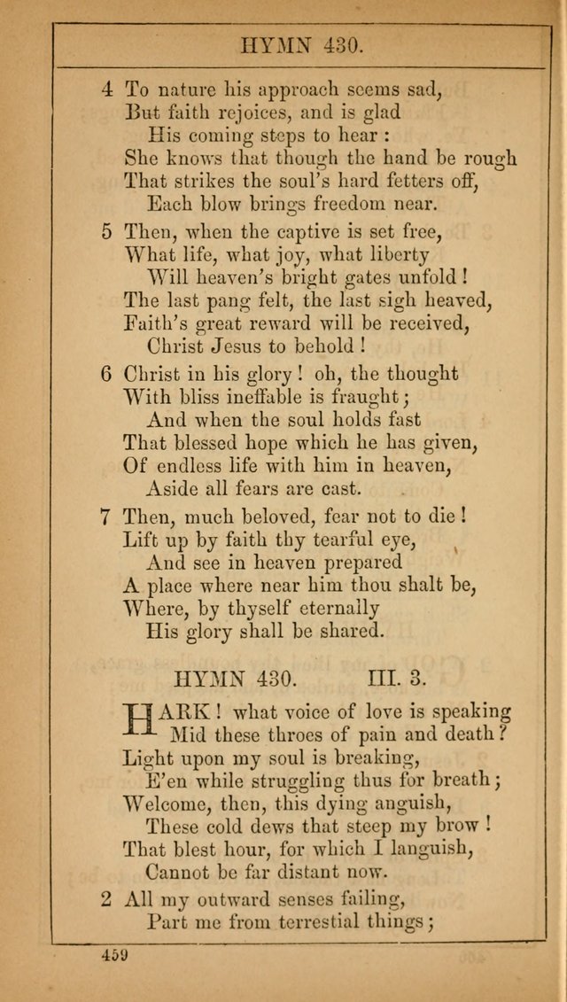 The Lecture-Room Hymn-Book: containing the psalms and hymns of the book of common prayer, together with a choice selection of additional hymns, and an appendix of chants and tunes... page 473