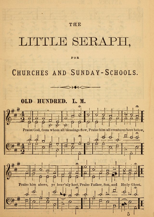 The Little Seraph: in seven character notes, for churches and Sunday-schools page 5