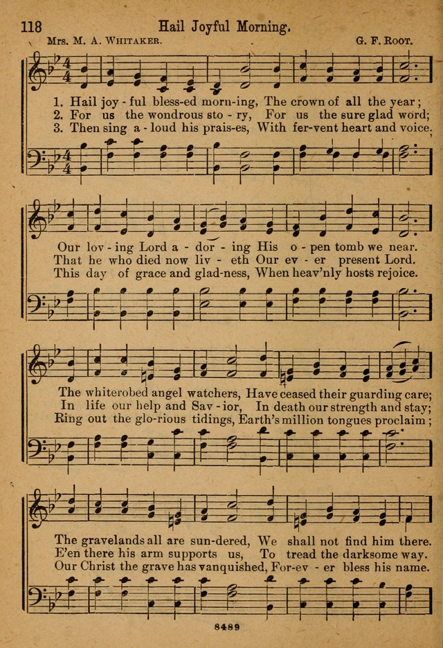 Little Sacred Songs: for Little Singers of the primary department of the Sunday school, and for Kindergartens and the home page 118