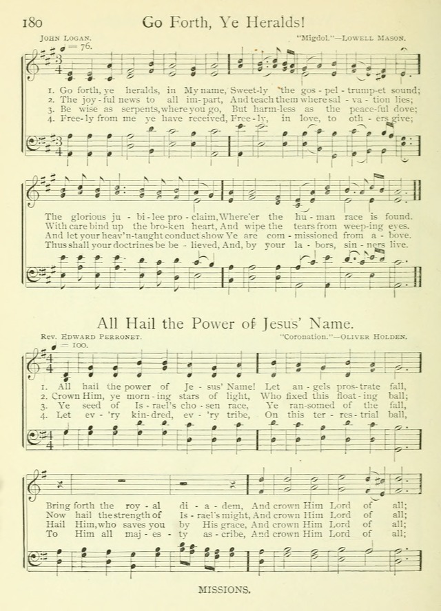 Life-Time Hymns: a collection of old and new hymns of the Christian Church page 188