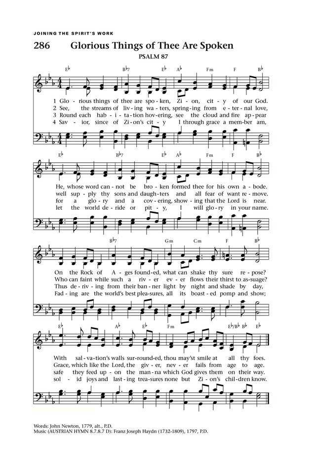 Lift Up Your Hearts: psalms, hymns, and spiritual songs page 310