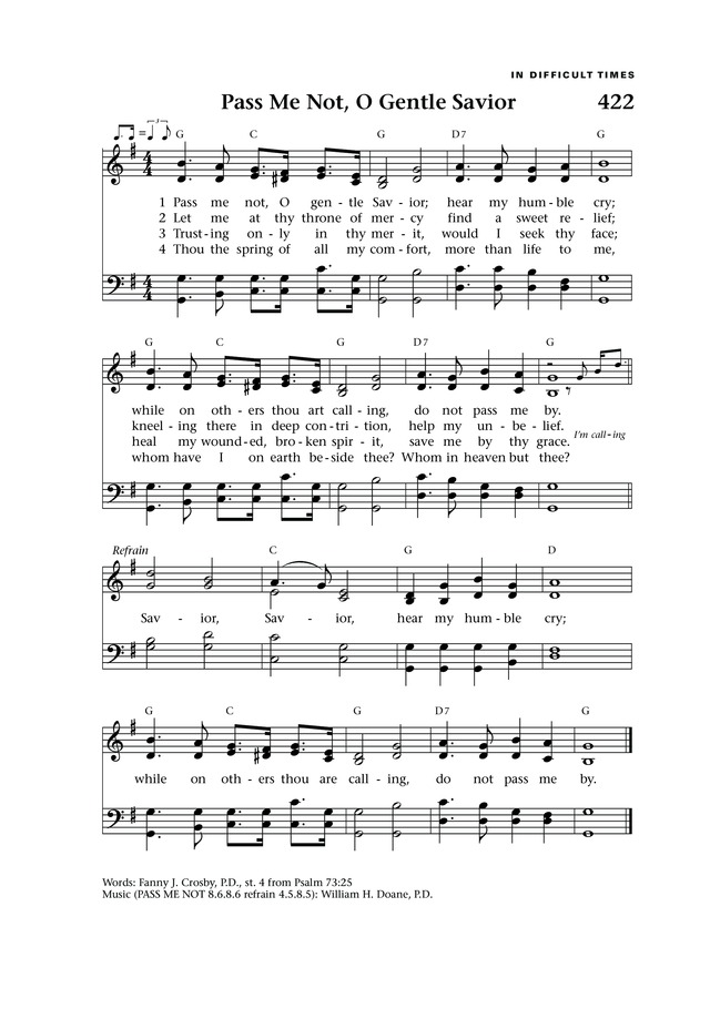 Lift Up Your Hearts: psalms, hymns, and spiritual songs page 458