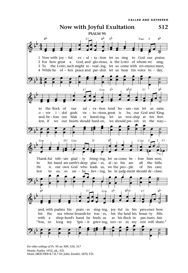 Lift Up Your Hearts: psalms, hymns, and spiritual songs page 562
