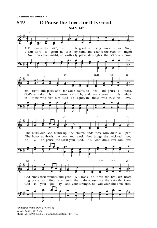 Lift Up Your Hearts: psalms, hymns, and spiritual songs page 605