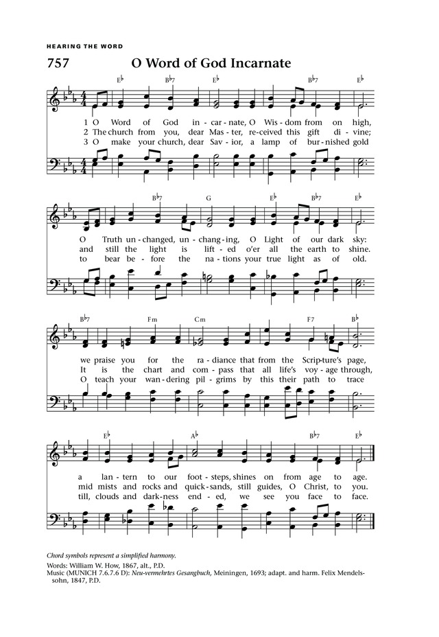 Lift Up Your Hearts: psalms, hymns, and spiritual songs page 831