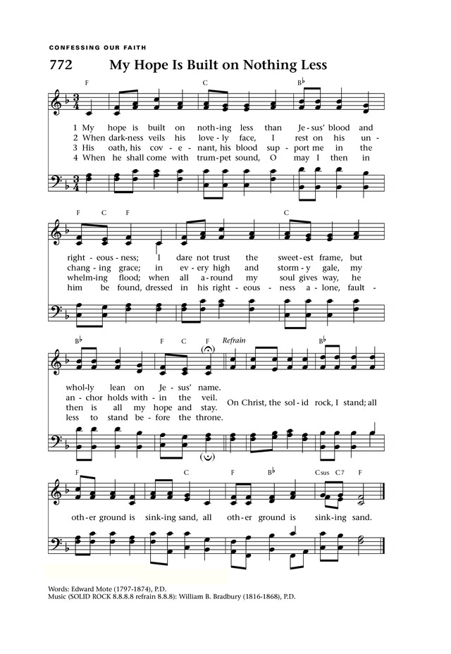 Lift Up Your Hearts: psalms, hymns, and spiritual songs page 845
