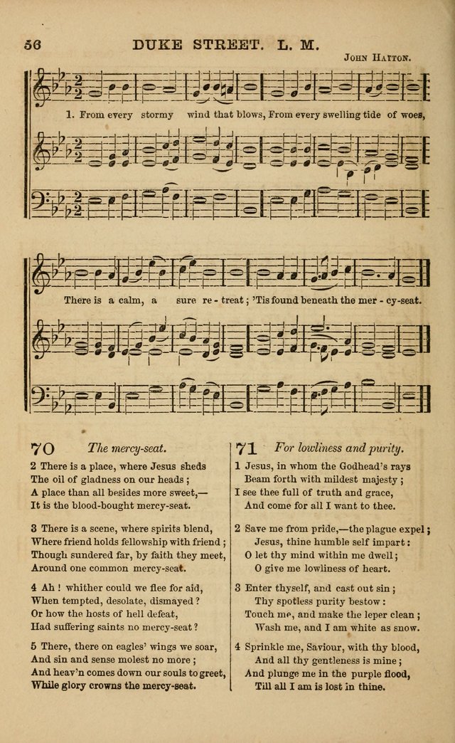 The Melodeon: a collection of hymns and tunes with original and selected music, adapted to all occiasions of social worship page 56