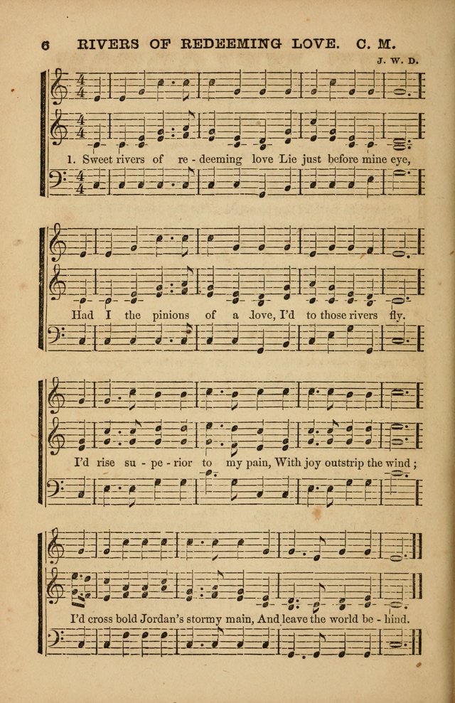 The Melodeon: a collection of hymns and tunes with original and selected music, adapted to all occiasions of social worship page 6