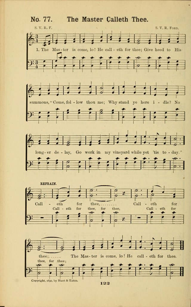 Melodies for Little People: containing also one hundred recitations for Sunday-schools, anniversary occasions, concerts, entertainments, and sociables, with songs adapted... page 122