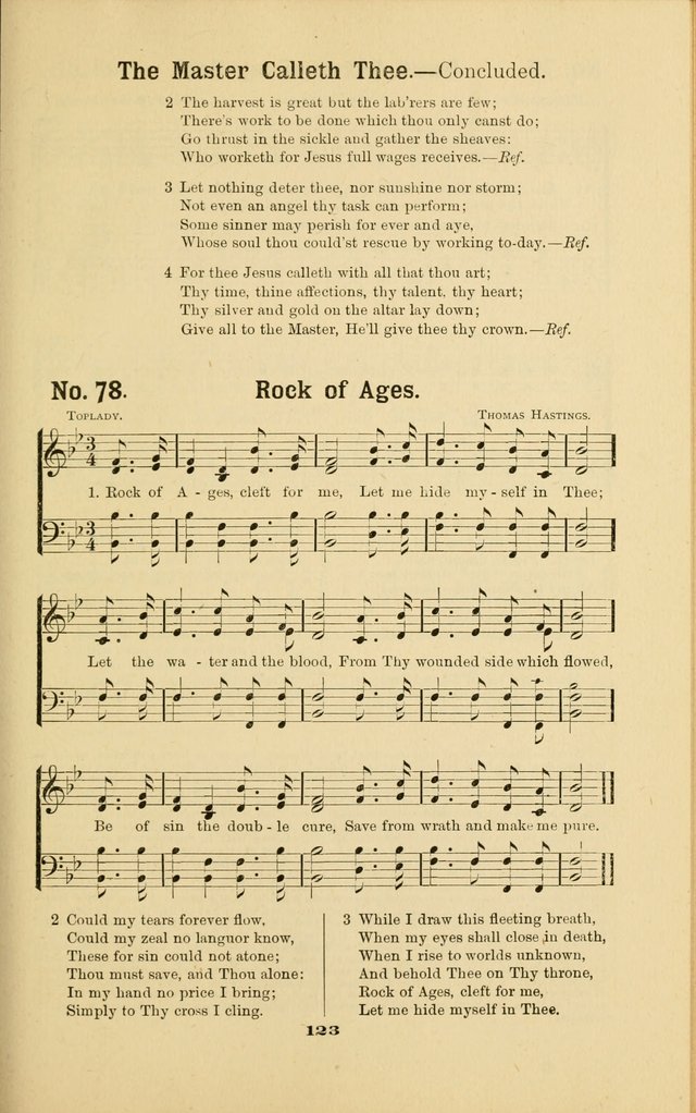Melodies for Little People: containing also one hundred recitations for Sunday-schools, anniversary occasions, concerts, entertainments, and sociables, with songs adapted... page 123