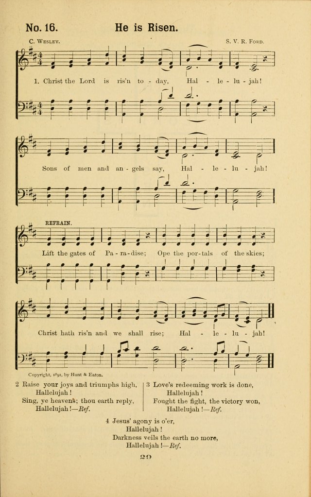 Melodies for Little People: containing also one hundred recitations for Sunday-schools, anniversary occasions, concerts, entertainments, and sociables, with songs adapted... page 29