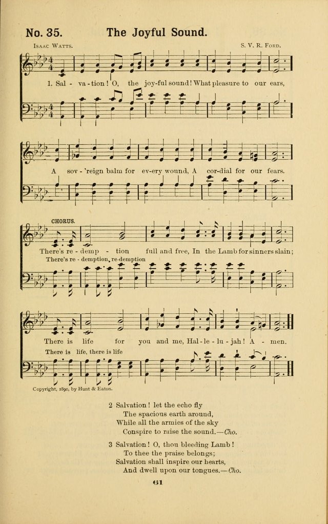 Melodies for Little People: containing also one hundred recitations for Sunday-schools, anniversary occasions, concerts, entertainments, and sociables, with songs adapted... page 61