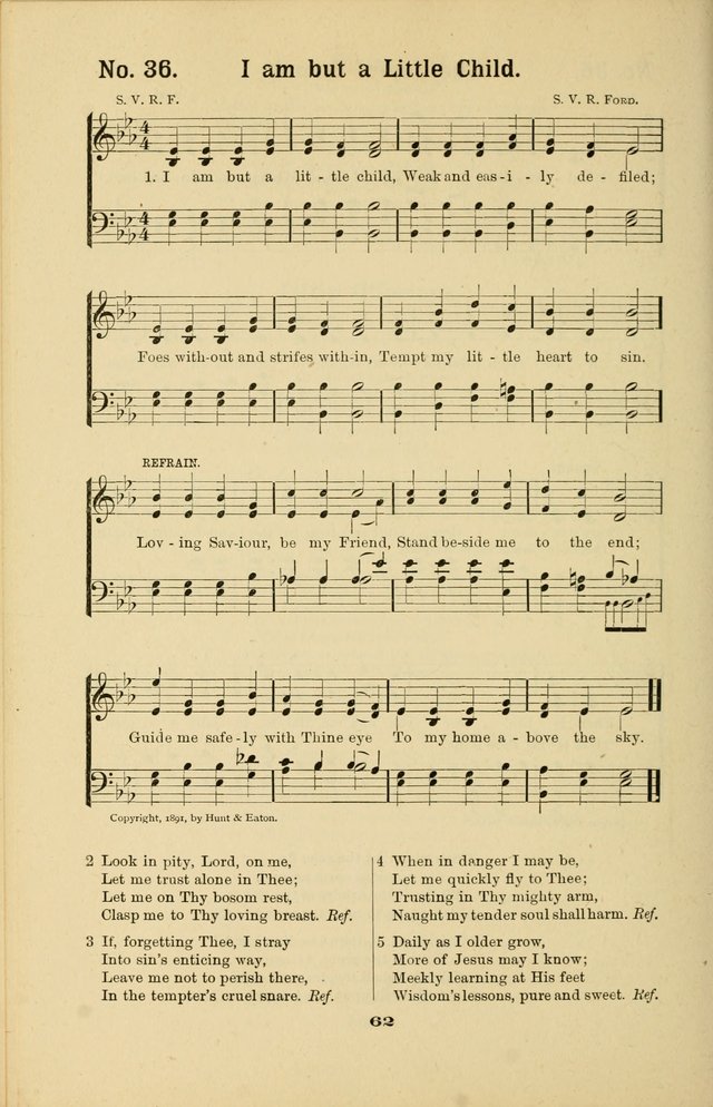 Melodies for Little People: containing also one hundred recitations for Sunday-schools, anniversary occasions, concerts, entertainments, and sociables, with songs adapted... page 62