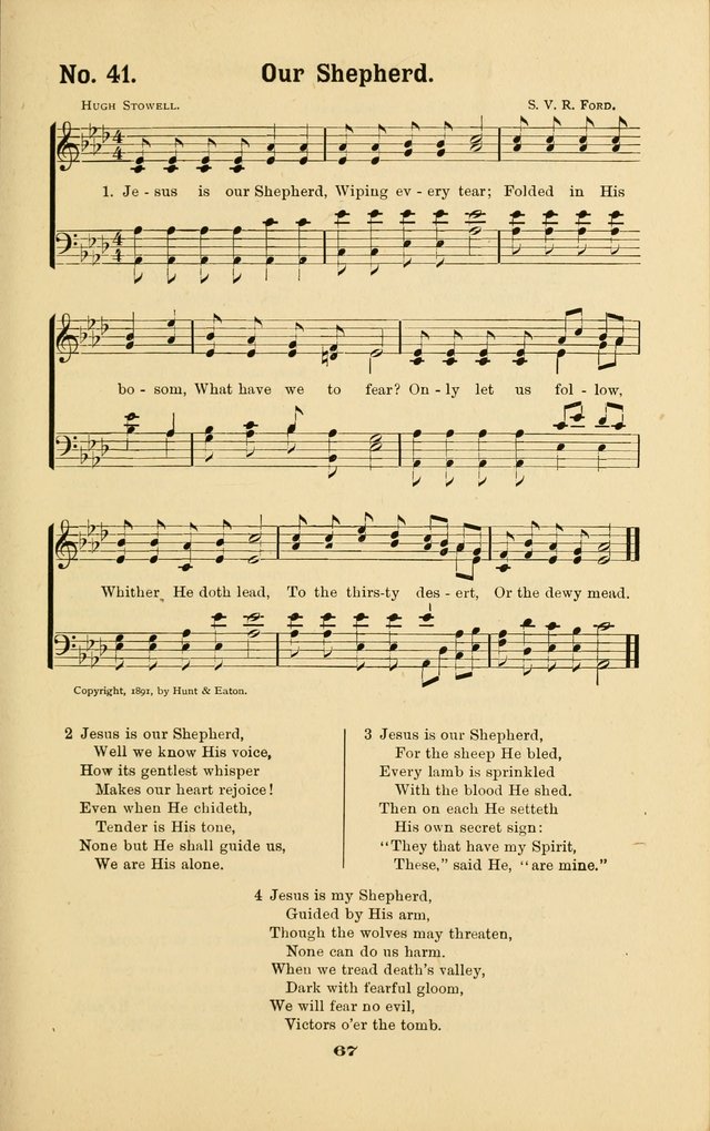 Melodies for Little People: containing also one hundred recitations for Sunday-schools, anniversary occasions, concerts, entertainments, and sociables, with songs adapted... page 67