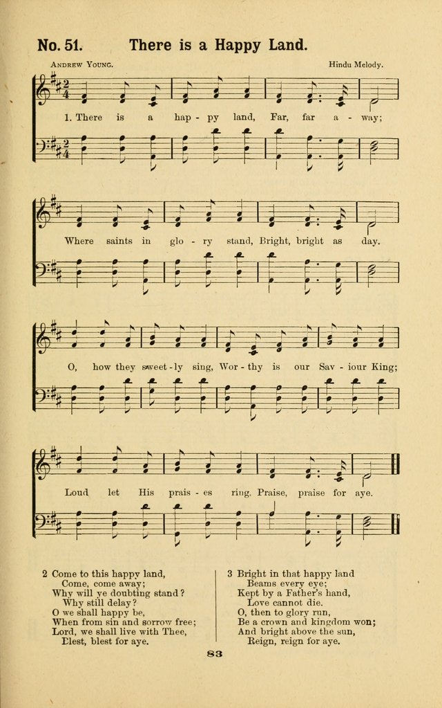 Melodies for Little People: containing also one hundred recitations for Sunday-schools, anniversary occasions, concerts, entertainments, and sociables, with songs adapted... page 83