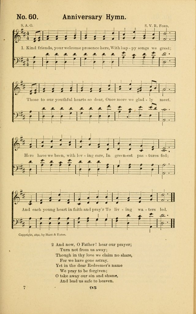 Melodies for Little People: containing also one hundred recitations for Sunday-schools, anniversary occasions, concerts, entertainments, and sociables, with songs adapted... page 95