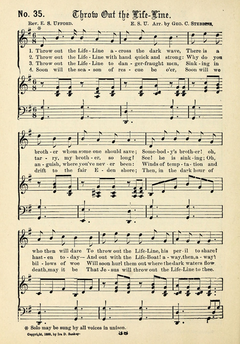 The Male Chorus No. 1: for use in gospel meetings, Christian associations and other religious services page 36