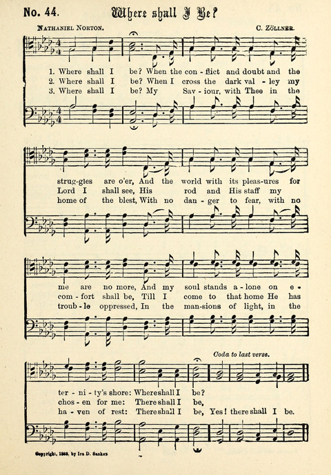 The Male Chorus No. 1: for use in gospel meetings, Christian associations and other religious services page 45