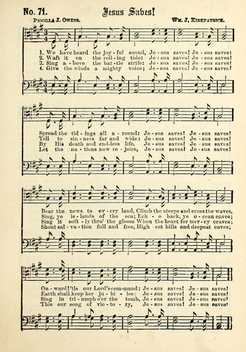 The Male Chorus No. 1: for use in gospel meetings, Christian associations and other religious services page 73