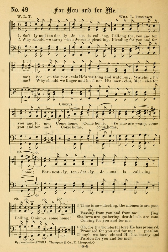 Male Chorus No. 2: for use in Christian associations, gospel meetings, and other religious services page 59