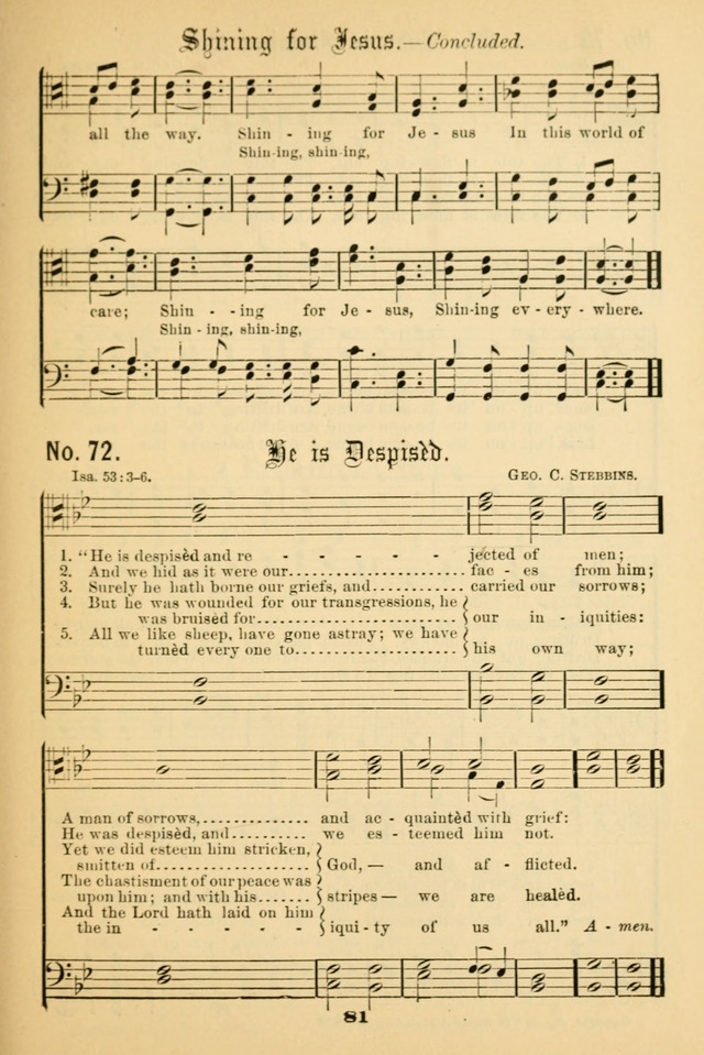 Male Chorus No. 2: for use in Christian associations, gospel meetings, and other religious services page 86