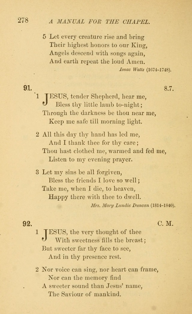 Manual for the chapel of Girard College page 287