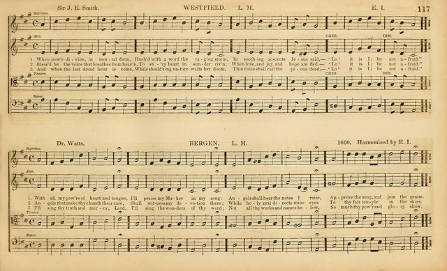 The Mozart Collection of Sacred Music: containing melodies, chorals, anthems and chants, harmonized in four parts; together with the celebrated Christus and Miserere by ZIngarelli page 117