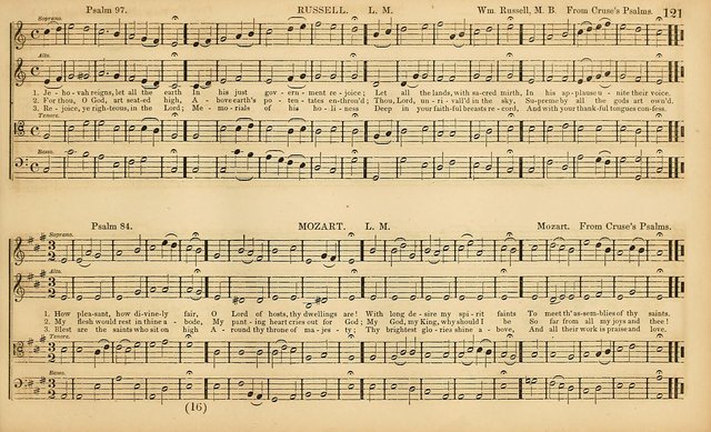 The Mozart Collection of Sacred Music: containing melodies, chorals, anthems and chants, harmonized in four parts; together with the celebrated Christus and Miserere by ZIngarelli page 121