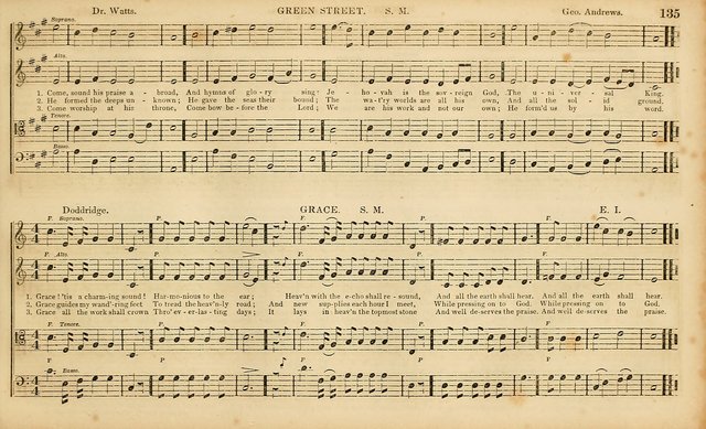 The Mozart Collection of Sacred Music: containing melodies, chorals, anthems and chants, harmonized in four parts; together with the celebrated Christus and Miserere by ZIngarelli page 135