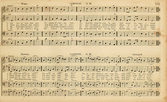 The Mozart Collection of Sacred Music: containing melodies, chorals, anthems and chants, harmonized in four parts; together with the celebrated Christus and Miserere by ZIngarelli page 141