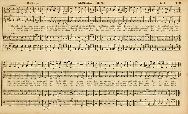 The Mozart Collection of Sacred Music: containing melodies, chorals, anthems and chants, harmonized in four parts; together with the celebrated Christus and Miserere by ZIngarelli page 153