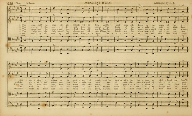 The Mozart Collection of Sacred Music: containing melodies, chorals, anthems and chants, harmonized in four parts; together with the celebrated Christus and Miserere by ZIngarelli page 238