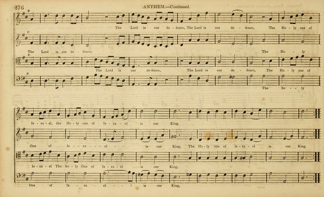 The Mozart Collection of Sacred Music: containing melodies, chorals, anthems and chants, harmonized in four parts; together with the celebrated Christus and Miserere by ZIngarelli page 276